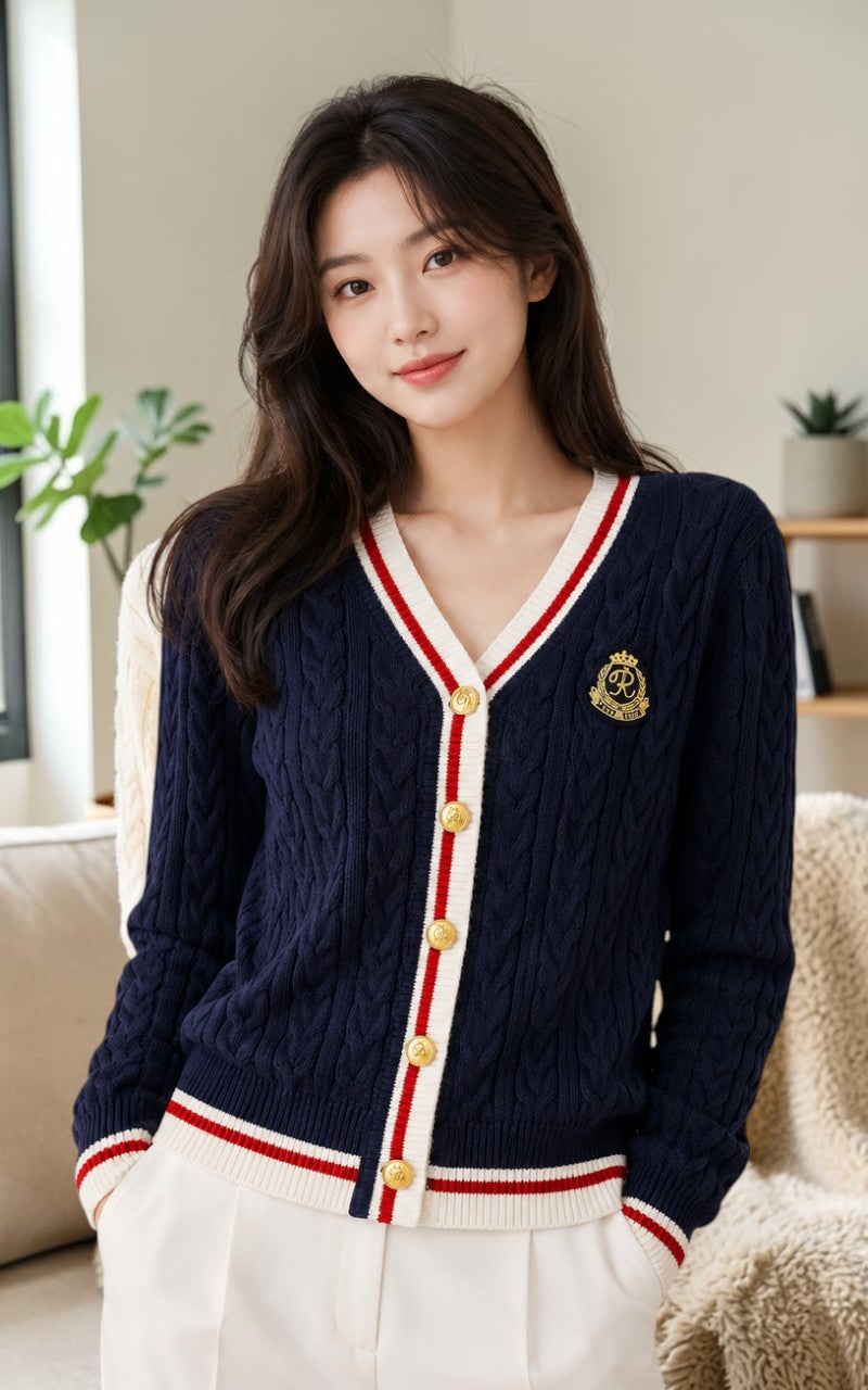 Luxe Cashmere Blend V-Neck Sweater