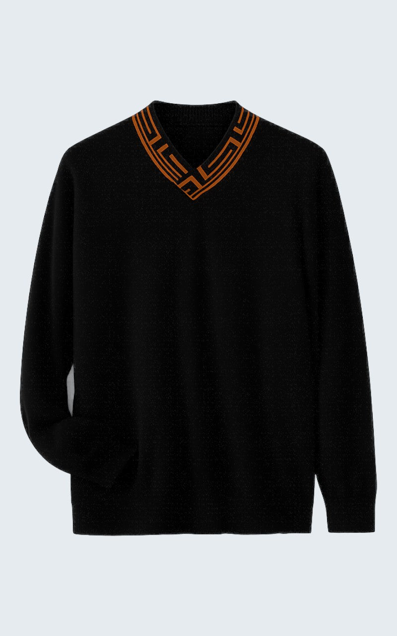 Premium Cashmere V-Neck Sweater