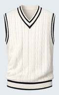 Classic V-Neck Knit Sweater Vest