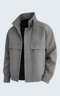 Men’s Korean Wool Zip Jacket