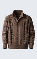Men’s Retro Knit Cardigan Sweater