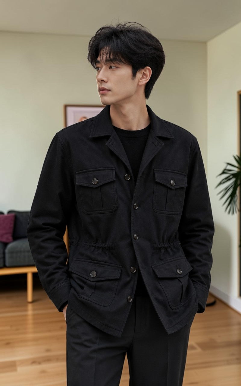 Men’s Retro Suede Workwear Jacket
