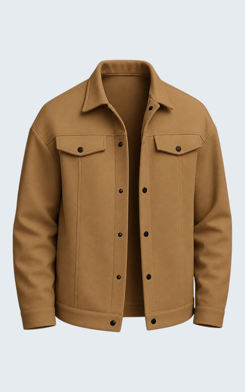 Men’s Wool Blend Casual Jacket