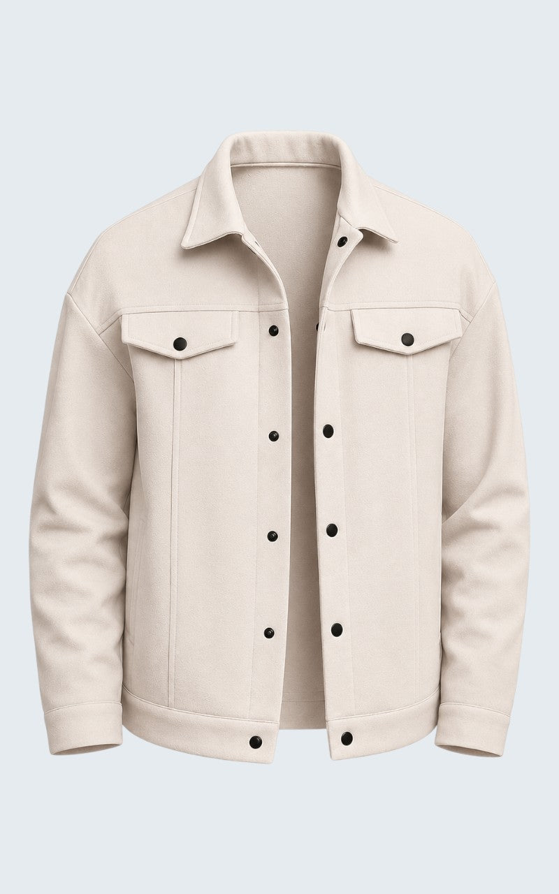Men’s Wool Blend Casual Jacket