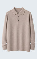 Merino Wool Polo Cardigan