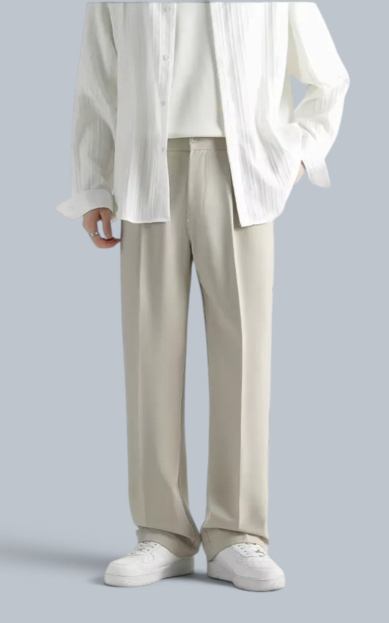 Paris Tailored Wide Pantalon