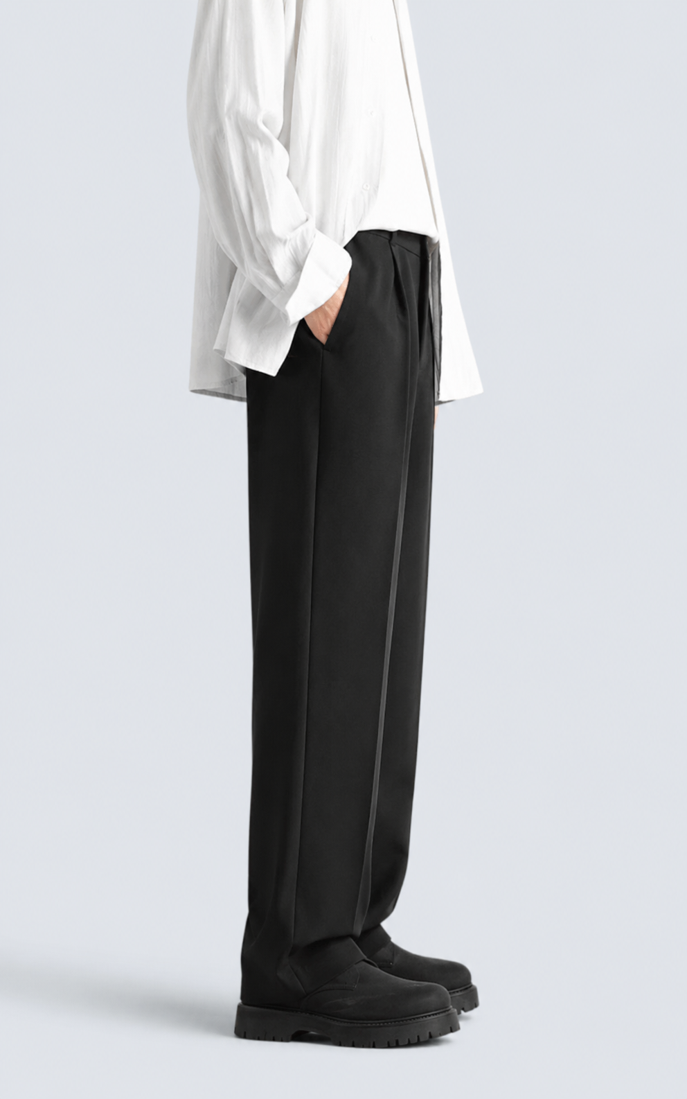 Paris Tailored Wide Pantalon