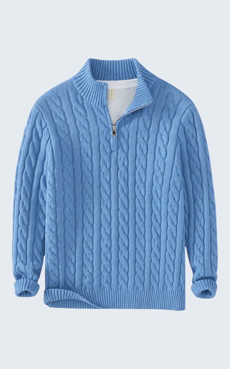 Heritage Knit Zip Pullover